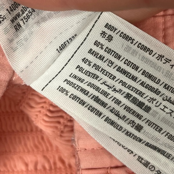 Abercrombie & Fitch Cropped Wide Strap Tank Top Pink size Small - Picture 6 of 6